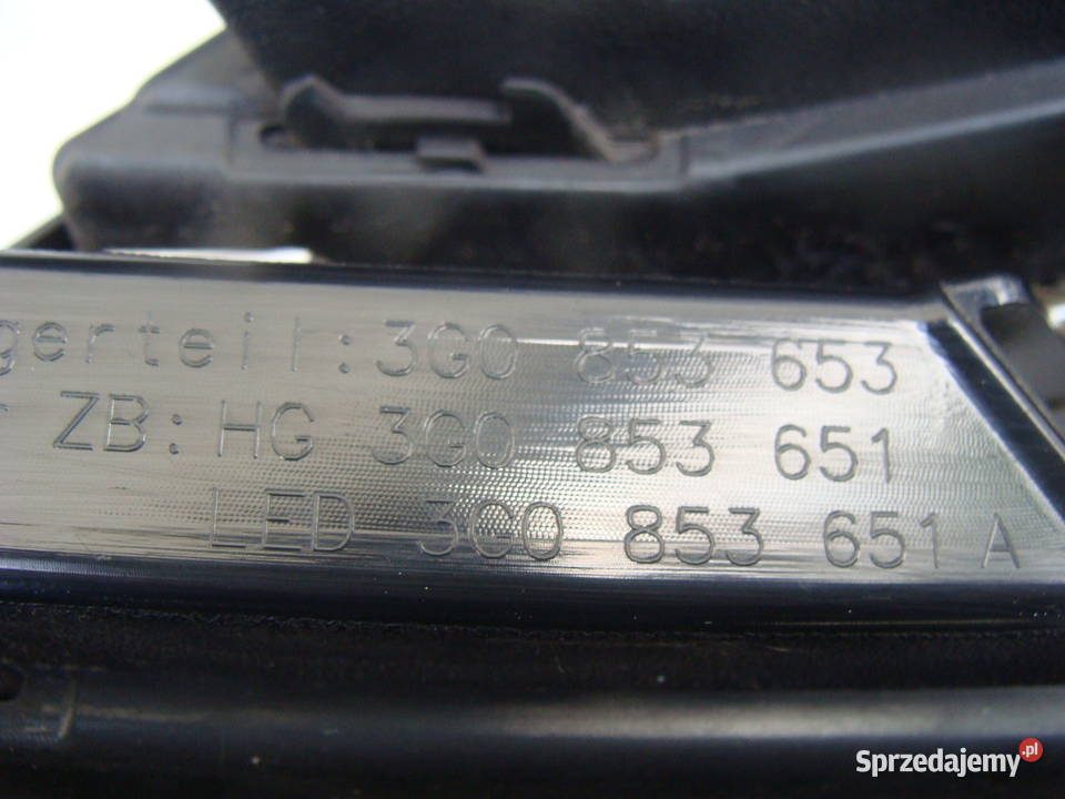 VW Passat B8 ATRAPA GRILL 3G0853653 osobowe Goleniów