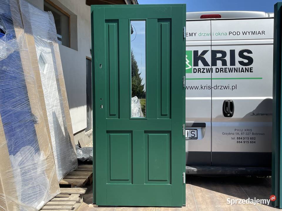 Drzwi drewniane zewnetrzne ocieplane CZYSTE Toruń