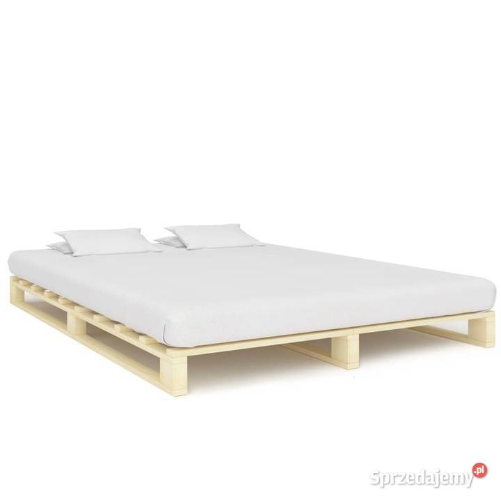 vidaXL Rama łóżka z palet, lite drewno sosnowe,285239