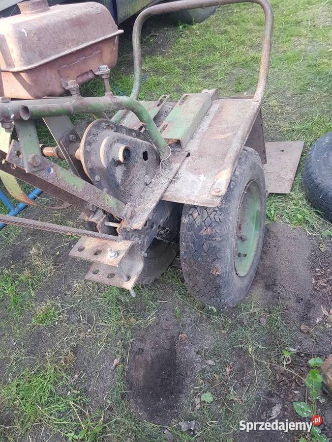 Jednoosiowy traktorek ogrodniczyna budowędo Barlinek sprzedam