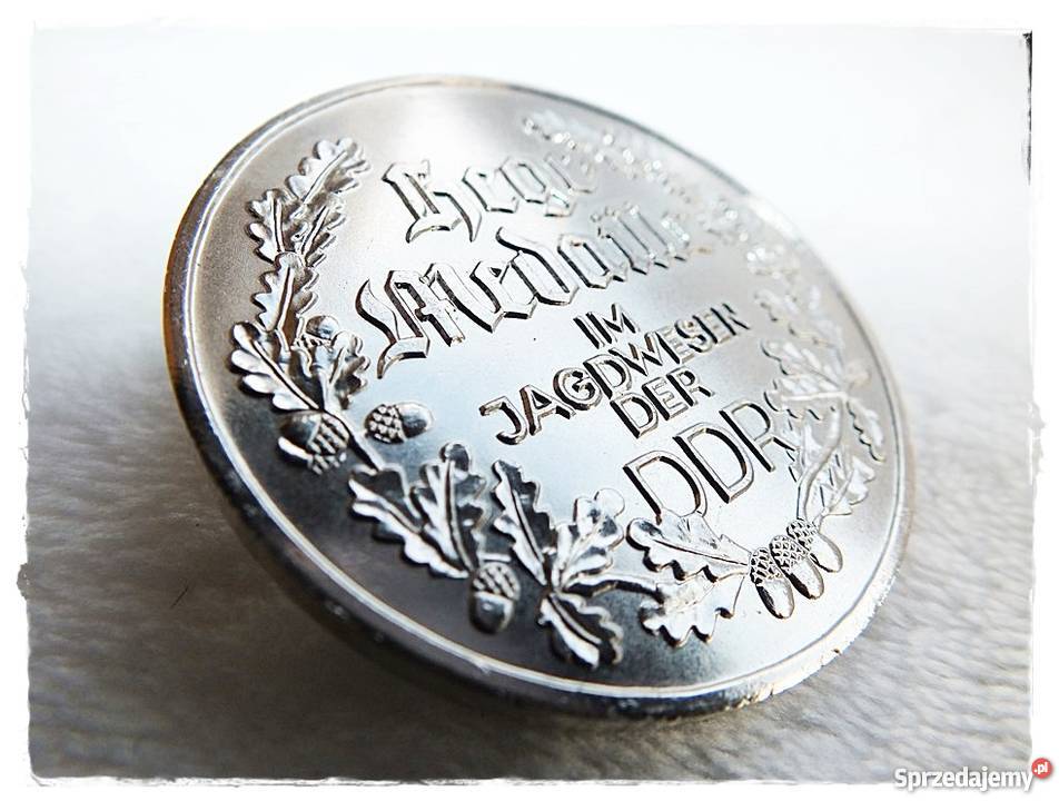 Srebrny medal Koło Łowieckie Niemcy DDR Żary