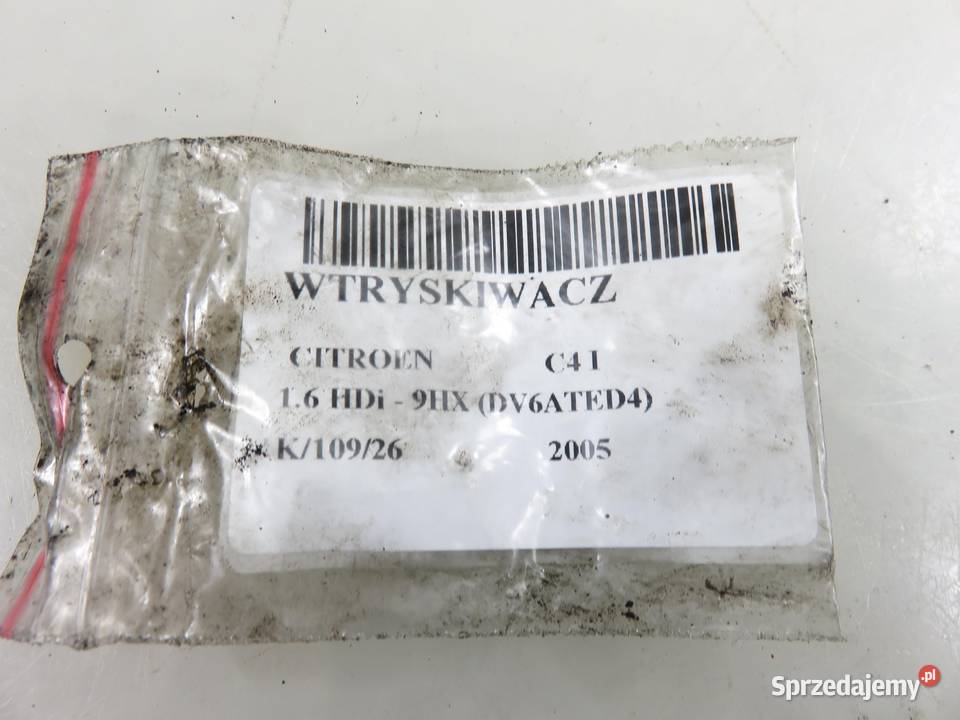 WTRYSKIWACZ CITROEN C4 I 16 HDi 0445110239