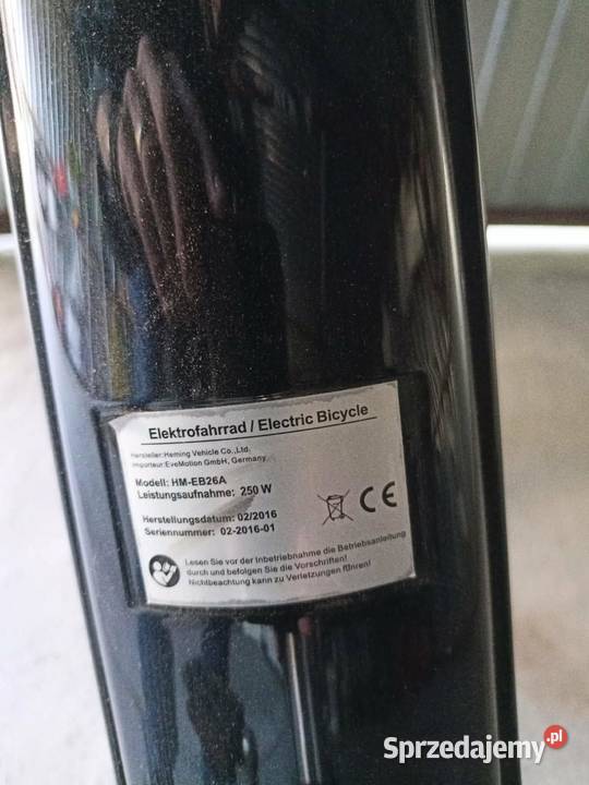 Rower elektryczny 26 HYBRYDOWY TOURDE 250 W UNI Godziszka sprzedam