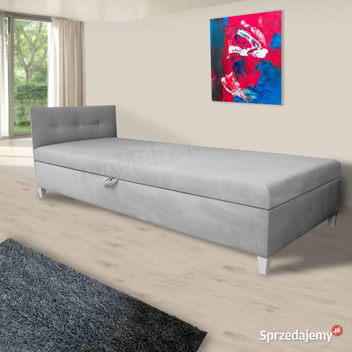 Tapczan Jednoosobowy młodzieżowy 200x80 35cm Zielona sprzedam