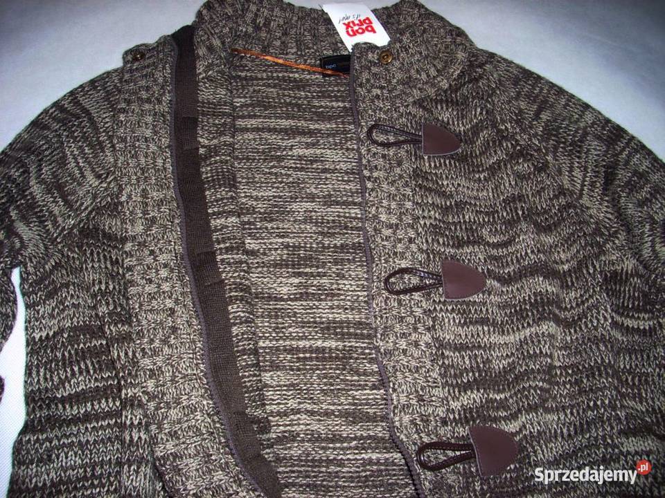Ciepły Sweter Żakiet Kardigan ZAMEK NOWY 36 38 Nowy Sącz