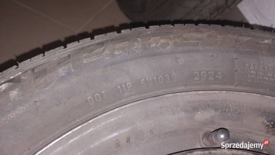 Koła z oponami zimowymi 16570R14 5x100 DOT 2924 Olsztyn