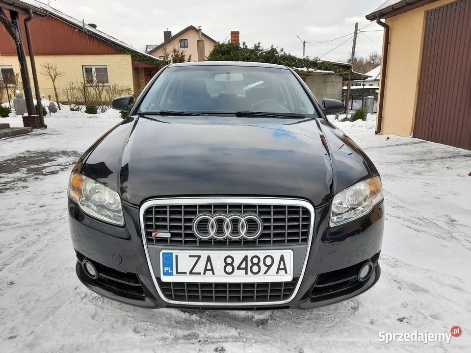 Audi A4 b7 S line Sedan20 tdi 140 koni6 skrzynia Siedliszcze-Osada