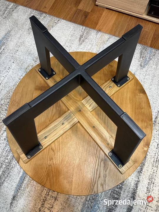 Stolik kawowy dębowy loft 81 Żywiec