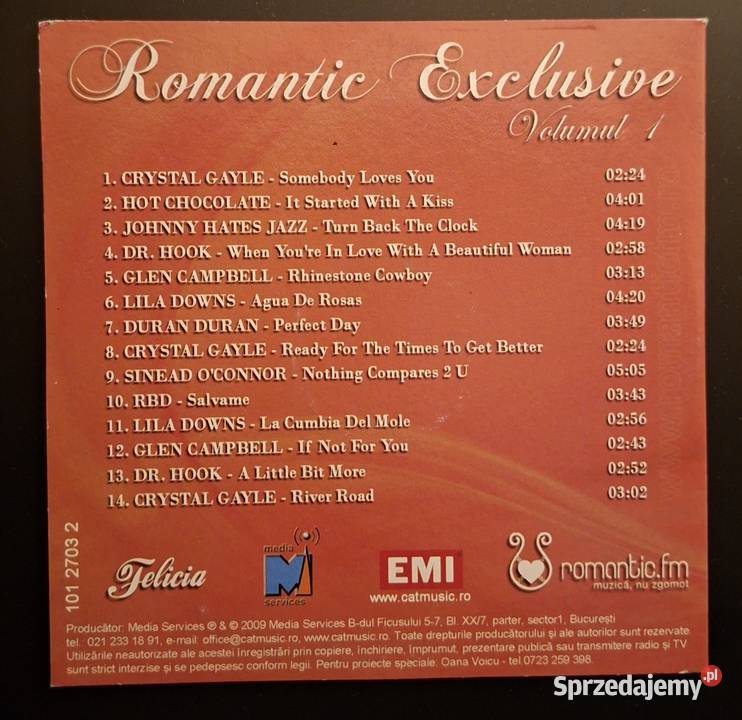 CD Romanticfm Płyty i kasety Dąbrowa Górnicza