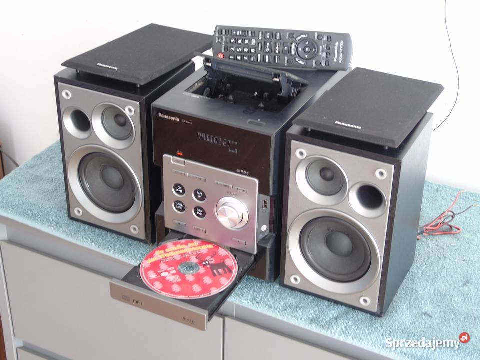 Wieża Panasonic SAPM250 pilot USB mp3 CD RDS AUX Jasło