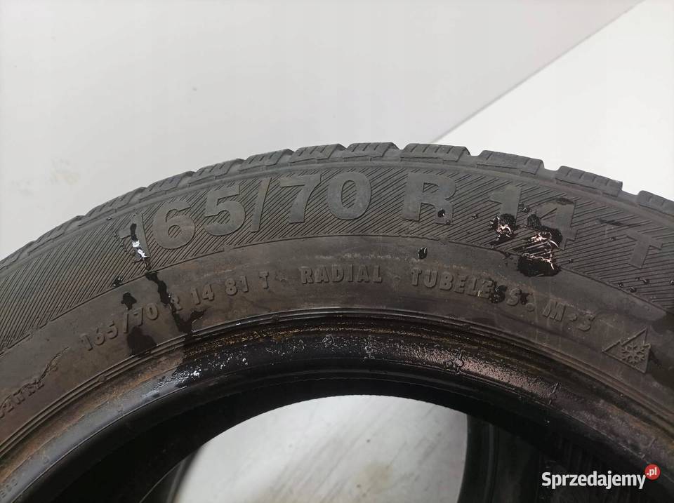 2x OPONA ZIMOWA BARUM POLARIS 3 16570R14 3515 sprzedam