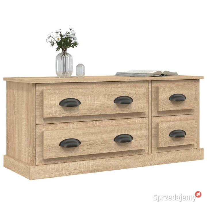 Szafka pod TV dąb sonoma 100x355x45 materiał Warszawa