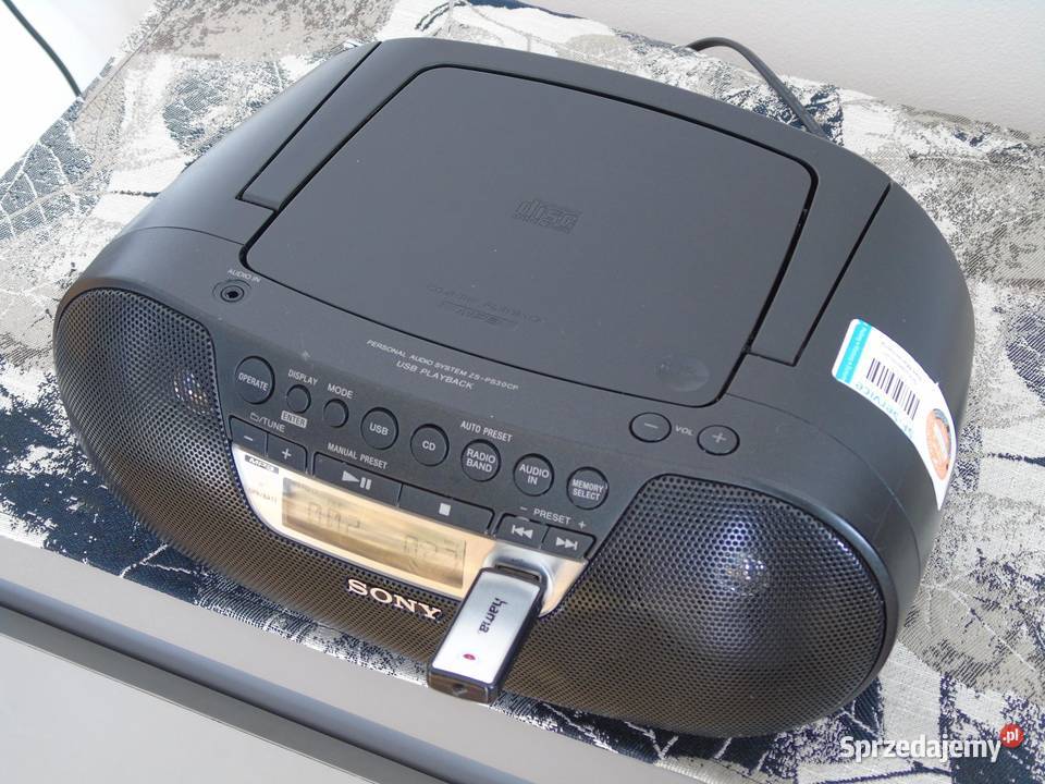Radioodtwarzacz Sony USB mp3 CD radio AUX Jasło