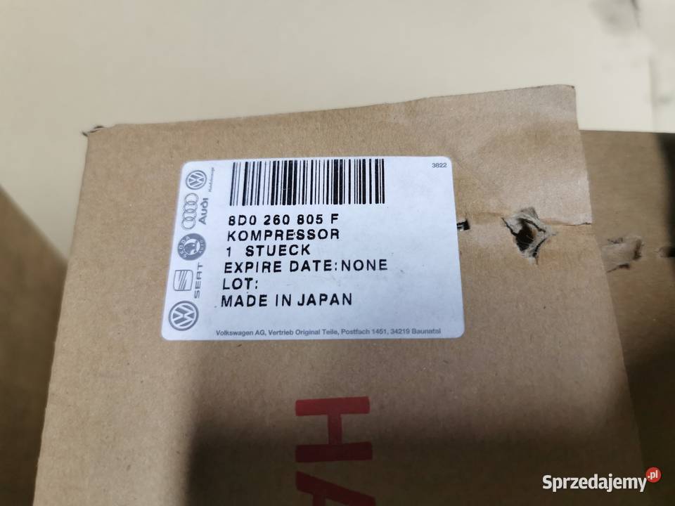 Kompresor klimatyzacji audi a4 b5 skraplacz osobowe Knurów