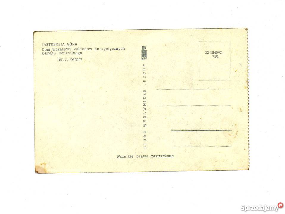 JASTRZĘBIA GÓRA POCZTÓWKA CZARNO BIAŁA Krynki