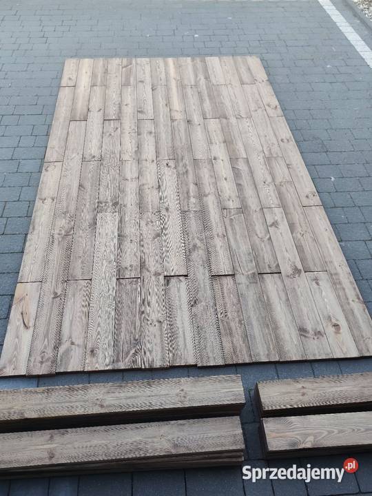 Deska ścienna szczotkowana Naturalne drewno Zduńska Wola
