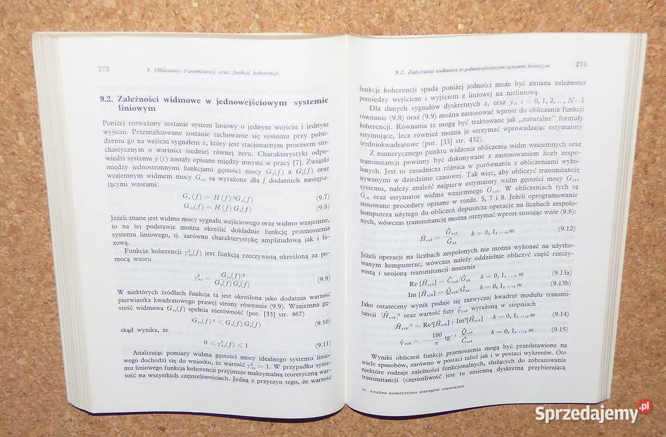 T Otnes Enochson Analiza numeryczna szeregów mazowieckie Warszawa sprzedam