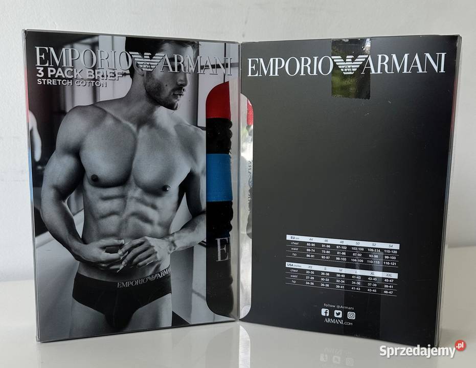 EMPORIO ARMANI majtki męskie rozmiar L Szczecin