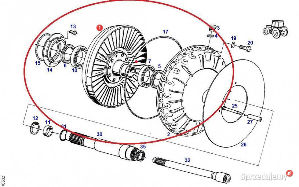 Turbo Sprzęgło Fendt Jastrzębniki