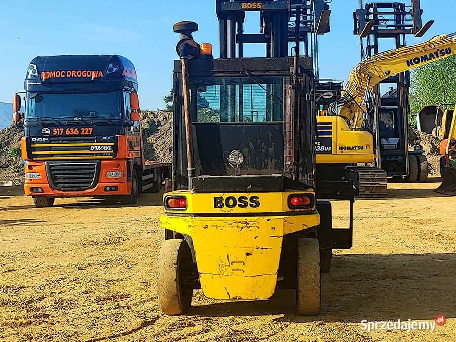 Wózek widłowy Boss H7060D diesel 7 ton duplex 45 Kęty sprzedam