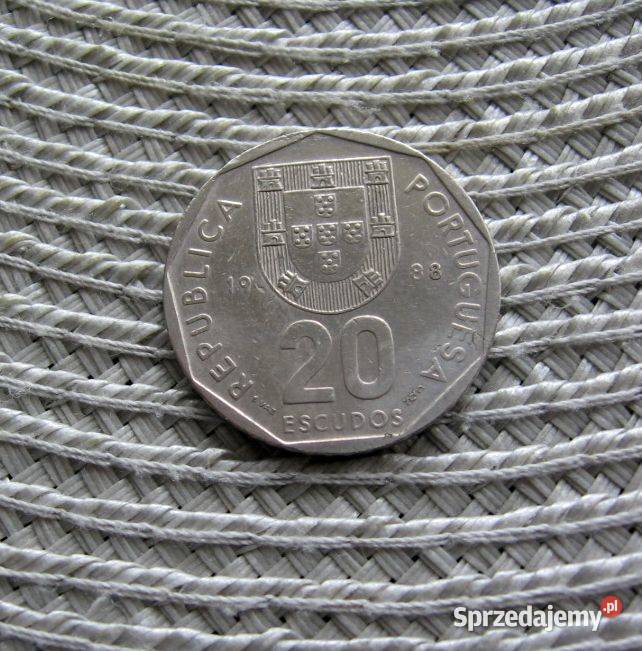 Portugalia 20 Escudos 1988r wielkopolskie Kalisz