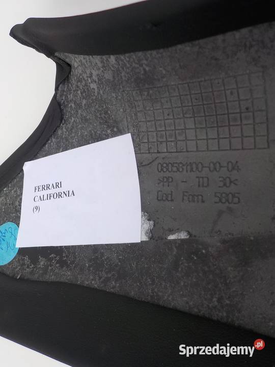 OSŁONA SŁUPKA PRZÓD FERRARI CALIFORNIA wielkopolskie Nowy Tomyśl