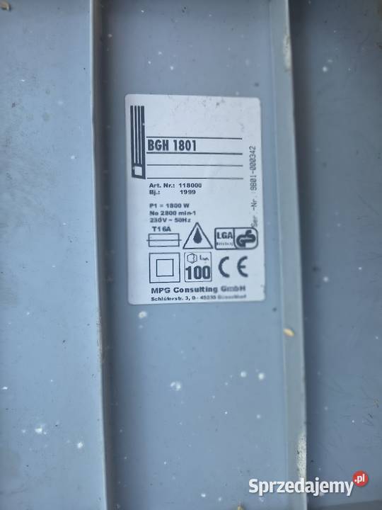 Rozdrabniacz gałęzi rębak BGH 1800W Kuleje