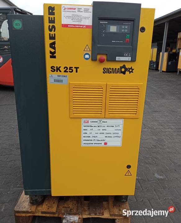 Sprężarka śrubowa KAESER SK25 TSFC 15kW 255m Wilków sprzedam