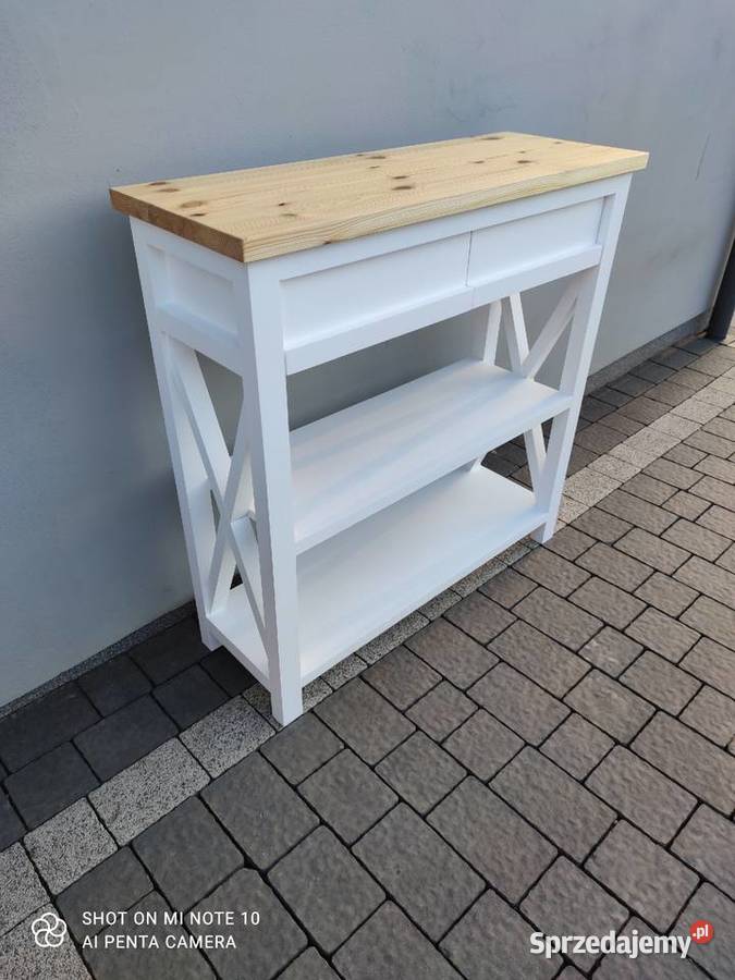 Konsola drewniana styl prowansalski łódzkie Szadek