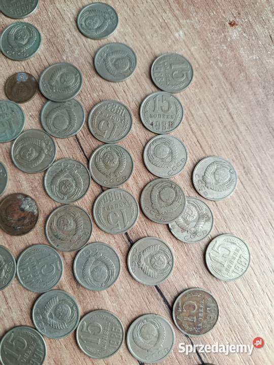 Monety stare cccp kopiejki 90 sztuk zestaw