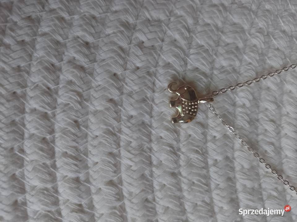 Słonik na szczęście słoń zawieszka do łańcuszka Kraków