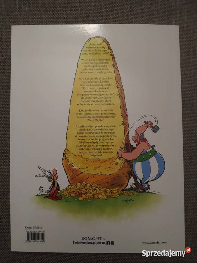 Asteriks Złoty menhir GoscinnyUderzo mazowieckie Warszawa sprzedam
