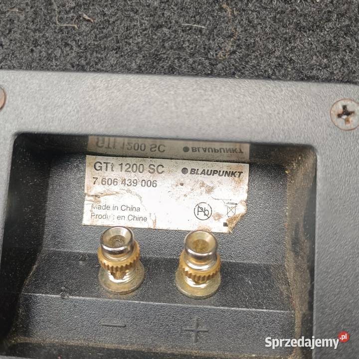 Tuba blaupunkt GTt 1200 SC głośnik bassreflex Bielsk Podlaski