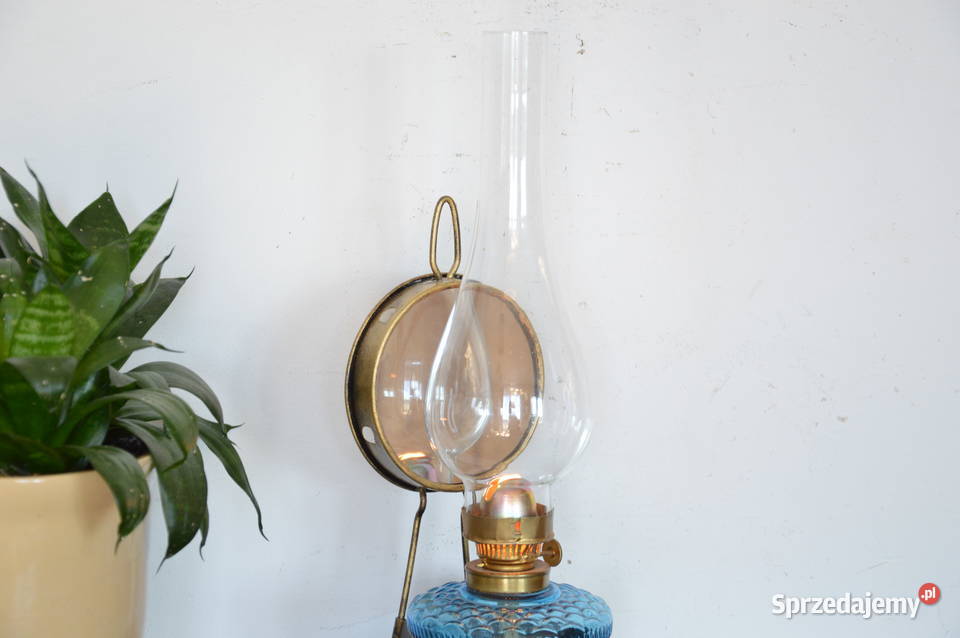 lampa naftowa wisząca stojąca z lusterkiem śląskie Jastrzębie-Zdrój