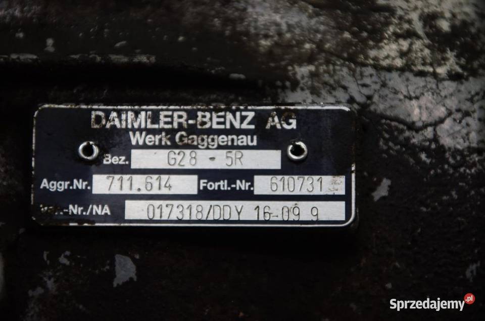 SKRZYNIA BIEGÓW VOLKSWAGEN LT 35 DDY Lipno sprzedam