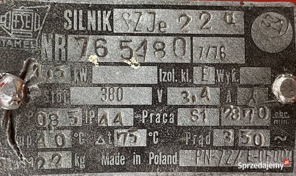 syrena strażacka 15kW 2870obr Pozostałe Pigża