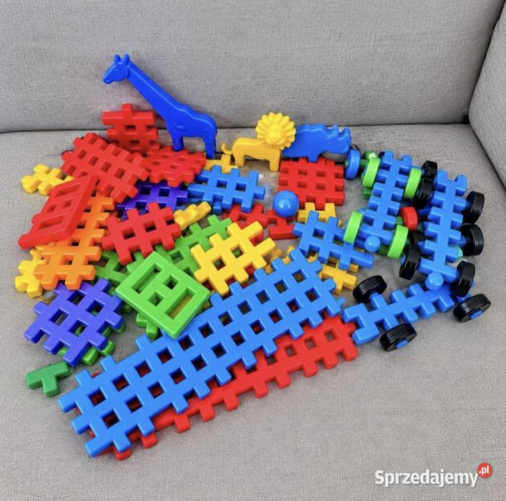 Klocki plastikowe 50 sztuk OKAZJA Wrocław
