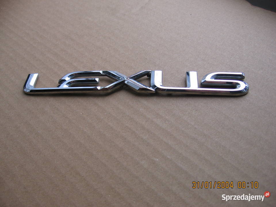 LEXUS stary napis emblemat chrom Emblematy Przemyśl