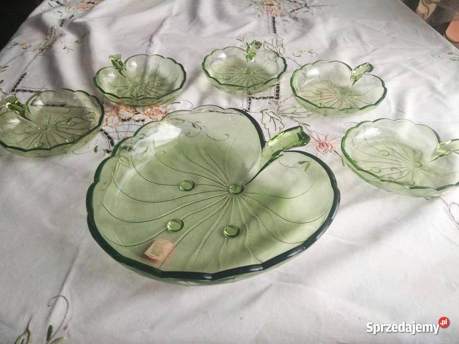 Miska owocarka Zielony listek Do deserów Owoców Gdańsk