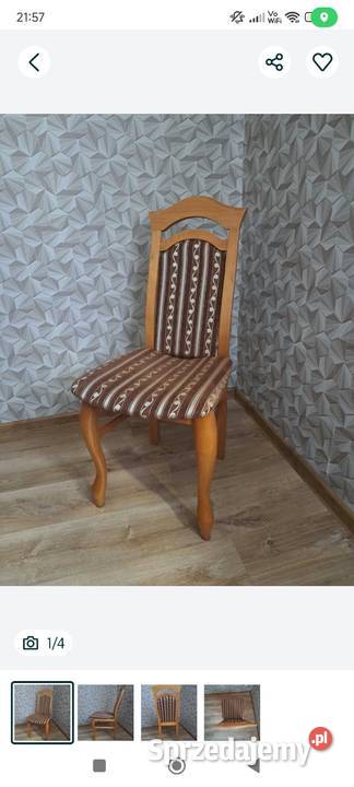 Krzesła 7 sztuk wielkopolskie Zbąszyń