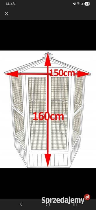Woliera Dla ptaków Miłków sprzedam