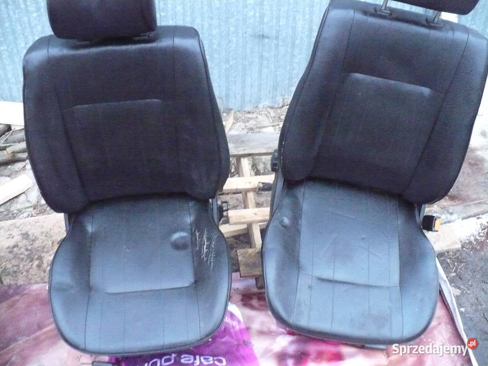 Komplet Foteli skórzanych Vw Passat B4B3 Wyposażenie wnętrza Zamość