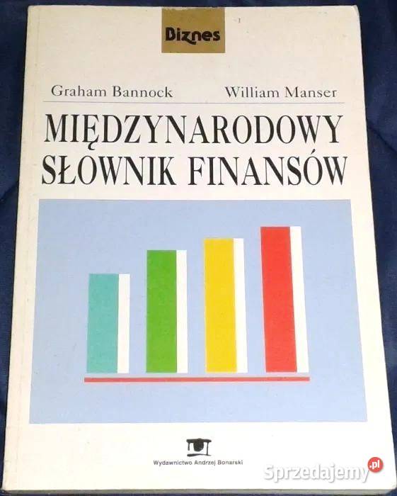 Międzynarodowy słownik finansów Graham Bannock Chełm