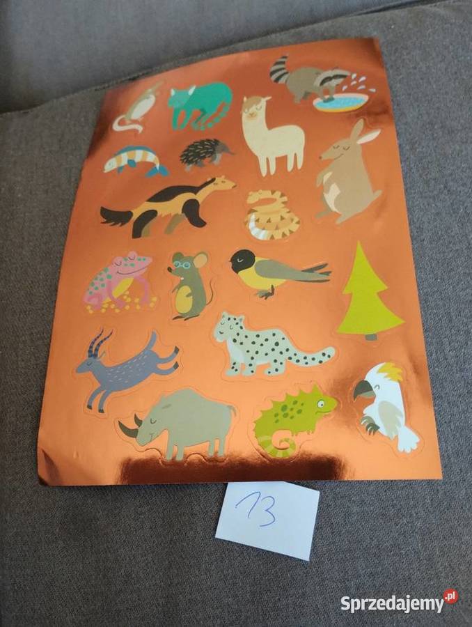 Naklejki zwierzęta 1 Siemiatycze sprzedam