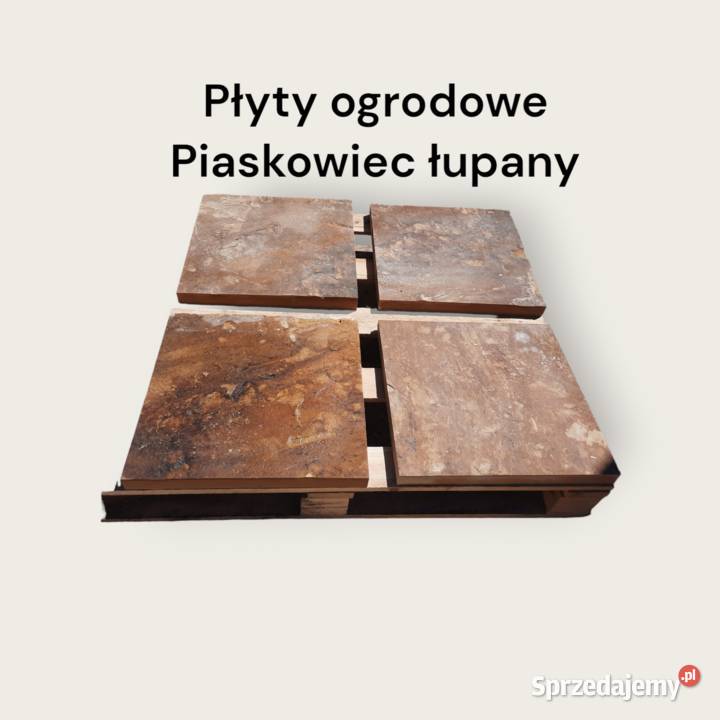Płyty chodnikowe z piaskowca w wersji łupanej Pozostałe