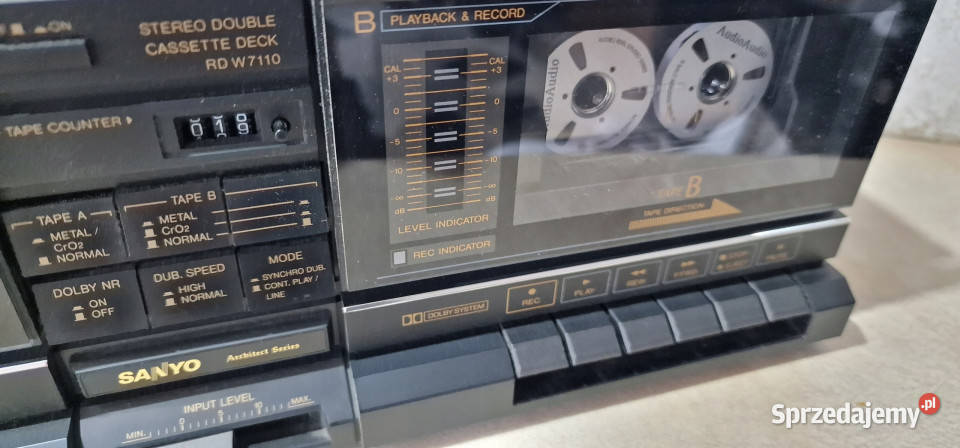 SANYO RD W 7110 RDW7110 magnetofon cassette deck Międzychód