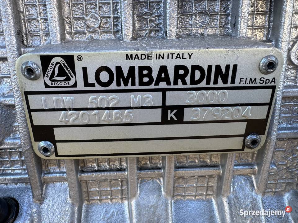 Sinik Lombardini LDW 502 M3 16Tkm osobowe Stąporków sprzedam