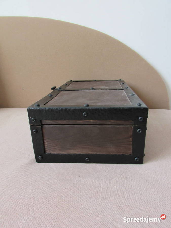 skrzynia drewniana skrzynka rękodzieło małopolskie Kraków sprzedam