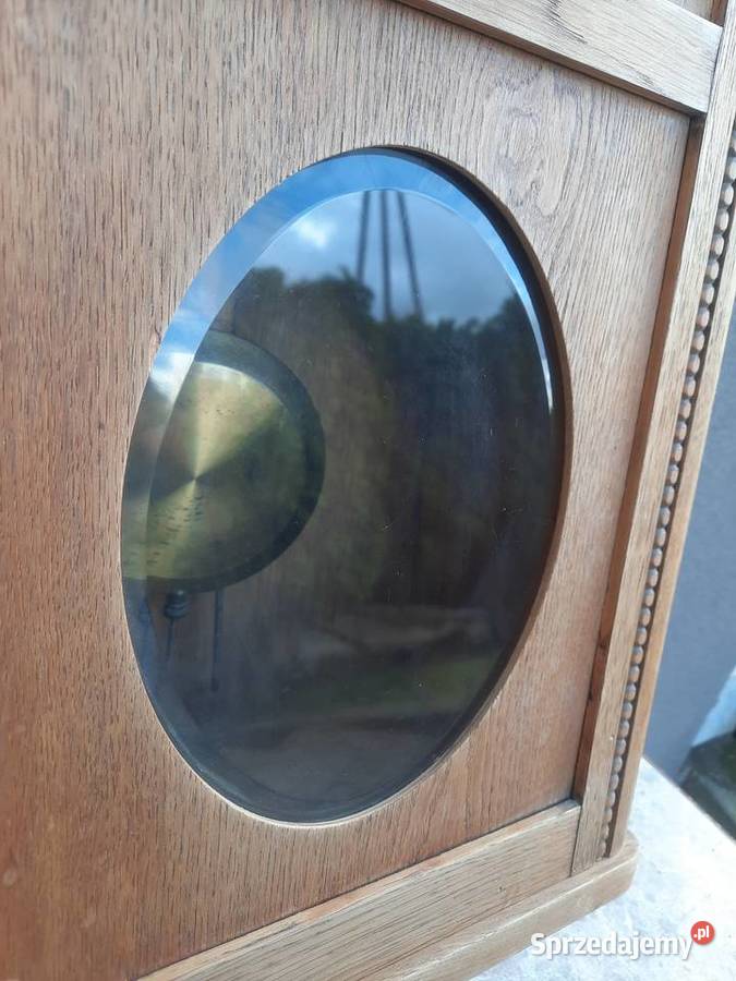 Stary zegar ścienny pokojowy KS sprawny film Antyki Tczew