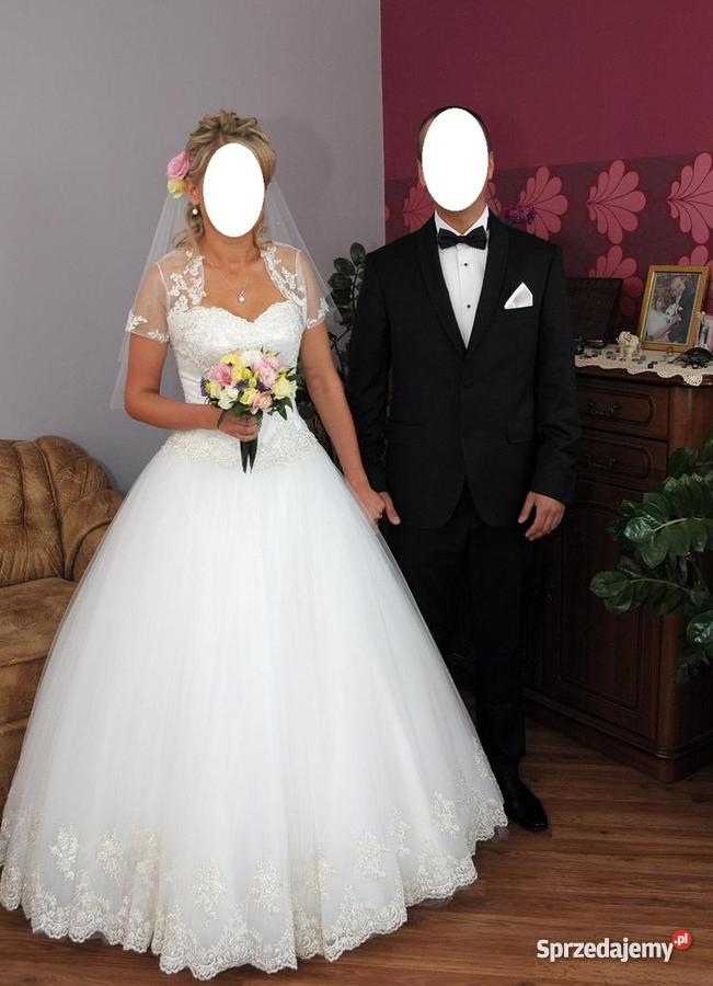 suknię ślubną EMMI MARIAGE MARABU biały pomorskie Pruszcz Gdański